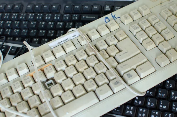 Teclado antiguo — Foto de Stock