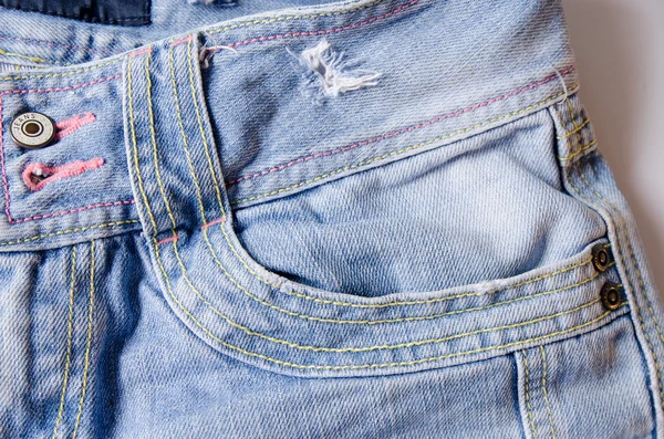 Frauen für Jeans Textur, Blue Jeans — Stockfoto