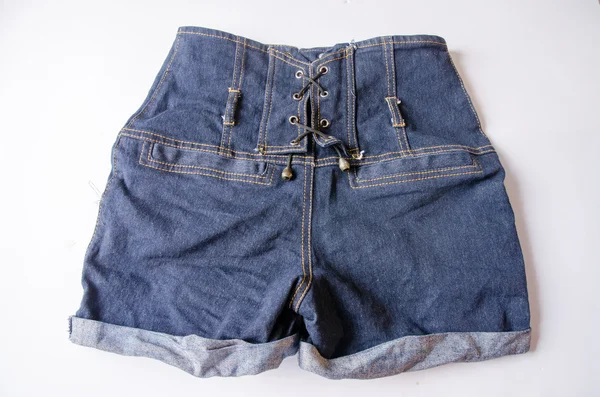 Mulheres para a textura de calça, calça azul — Fotografia de Stock