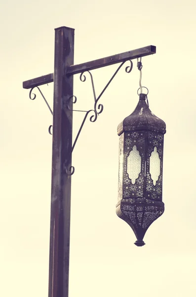 Lampadaire Poteau réverbère Polonais — Photo