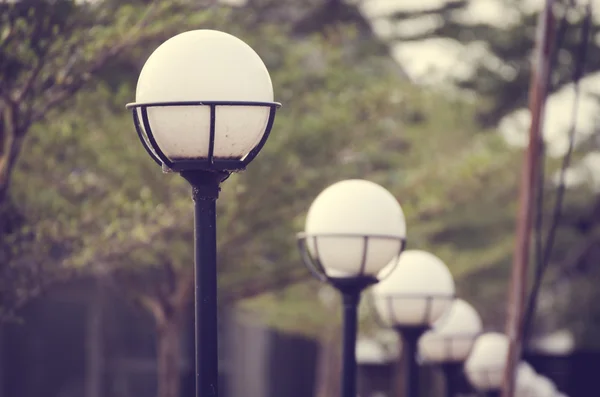 Lampa post gatan road lyktstolpe — Stockfoto