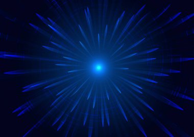 Vektör tasarımı illüstrasyonu, soyut arkaplan, gelecekteki teknoloji kavramı  