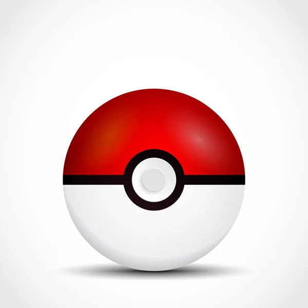 Pokeball vektör çizim