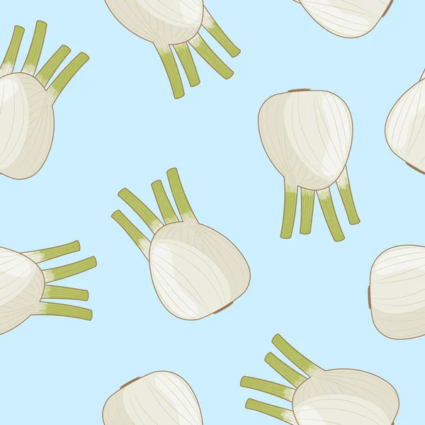 Seamless pattern - fennel — Stock Vector