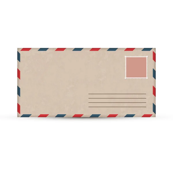 Old paper envelope — Stock Vector