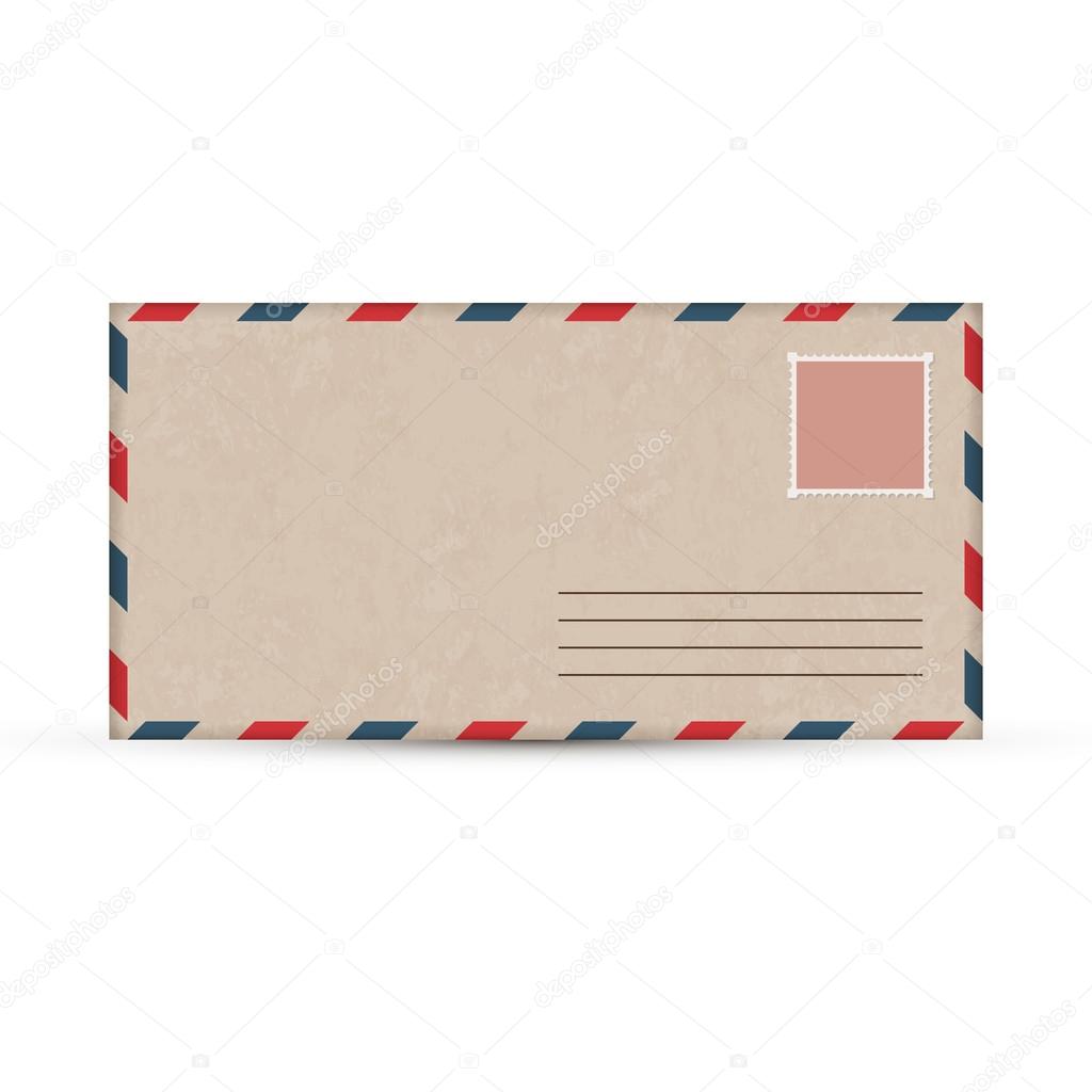 Old paper envelope