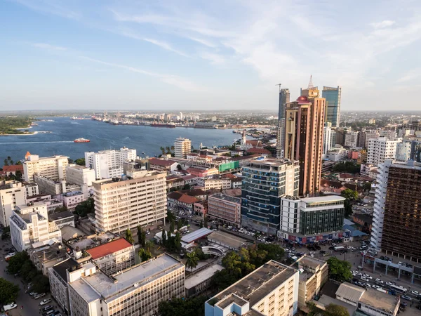 Architektura w centrum z Dar es Salaam — Zdjęcie stockowe