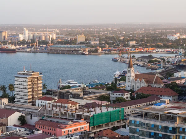 Architektura w centrum z Dar es Salaam — Zdjęcie stockowe