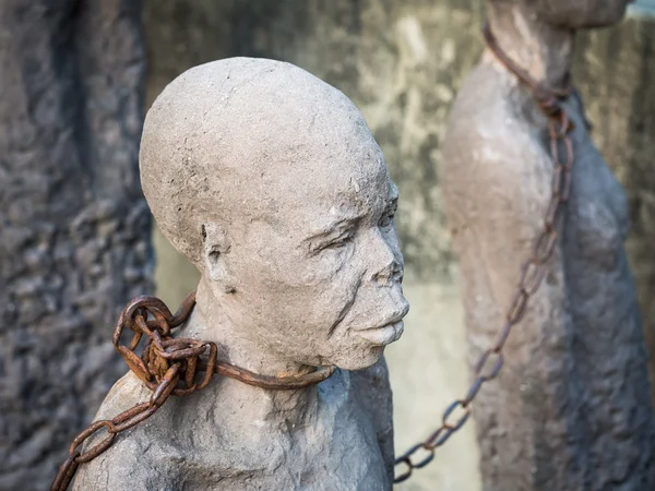 Esculturas de escravos, Zanzibar — Fotografia de Stock
