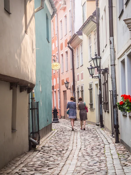 A riga óvárosában található építészet — Stock Fotó