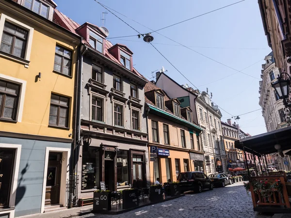 Arquitectura en el casco antiguo de Riga —  Fotos de Stock