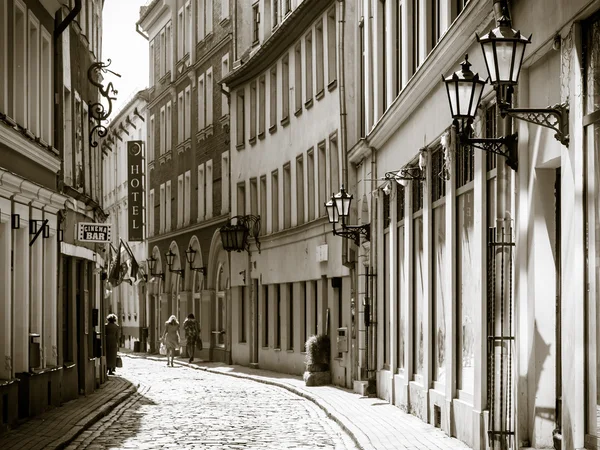 Arquitectura en el casco antiguo de Riga —  Fotos de Stock