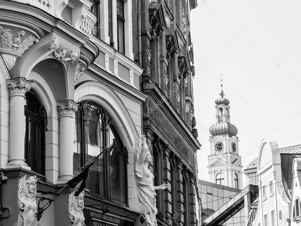 Architecture in the Old Town of Riga