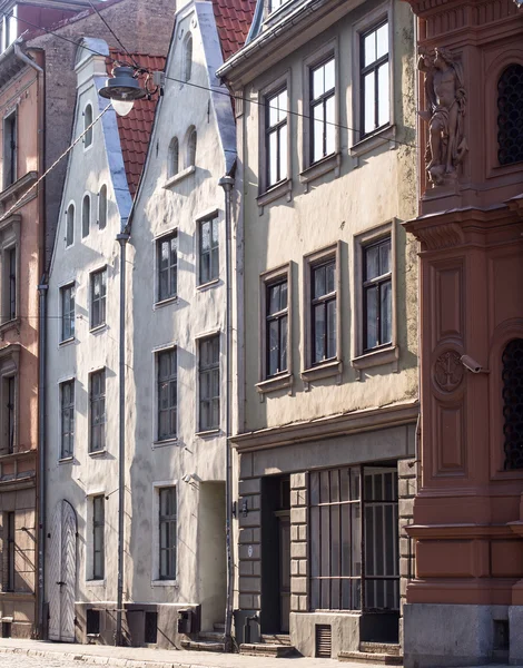 Straßen in der Altstadt von Riga, Lettland. — Stockfoto