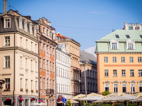 Dome Meydanı eski kasaba Riga, Letonya.