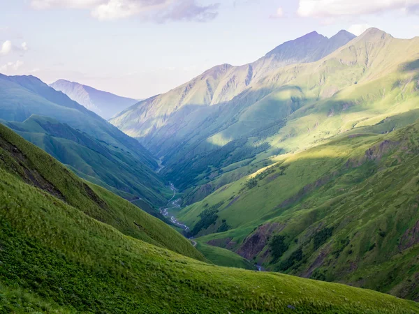 Shatili velley en Georgia, Cáucaso — Foto de Stock