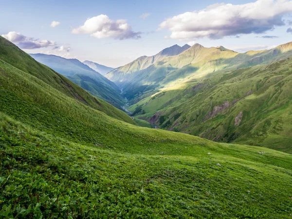 Shatili velley en Georgia, Cáucaso — Foto de Stock