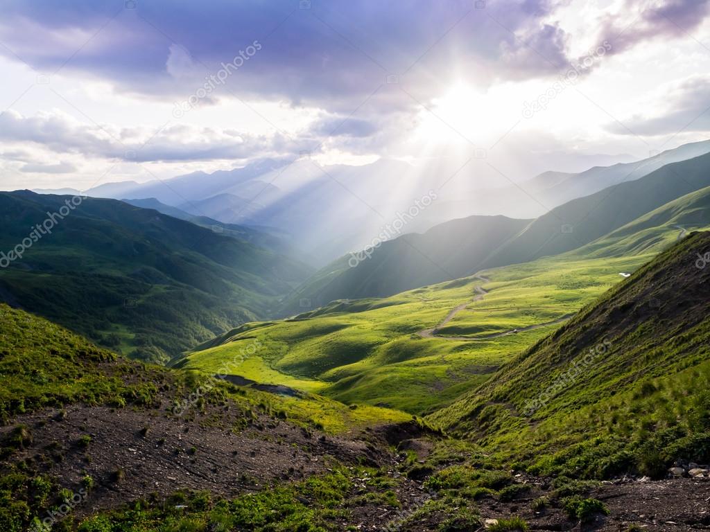 Shatili velley in Georgia, Caucasus