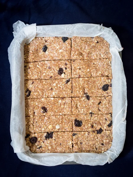 Homemade granola protein bars — Stock Photo, Image