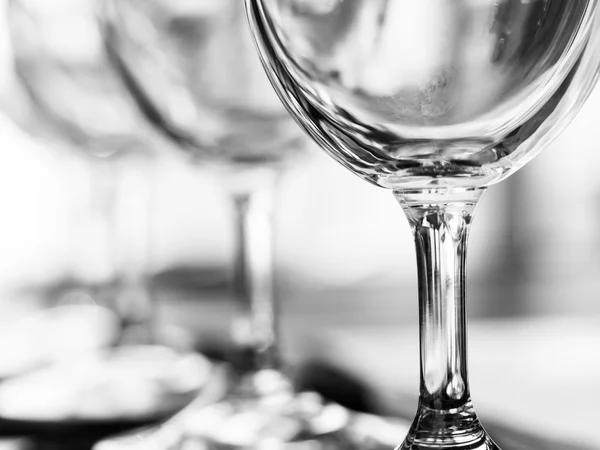 Wine glasses, close up — Stock Photo, Image