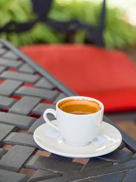 Cup of coffee on table — Stock Photo, Image