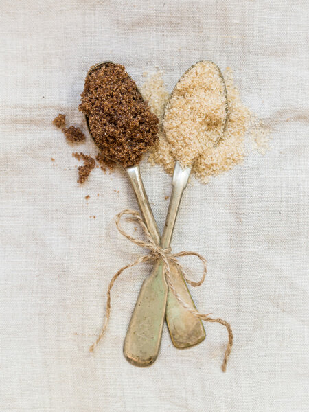 Московадо и демерара сахар
