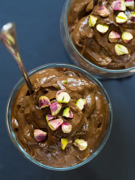 Avocado choklad mousse — Stockfoto