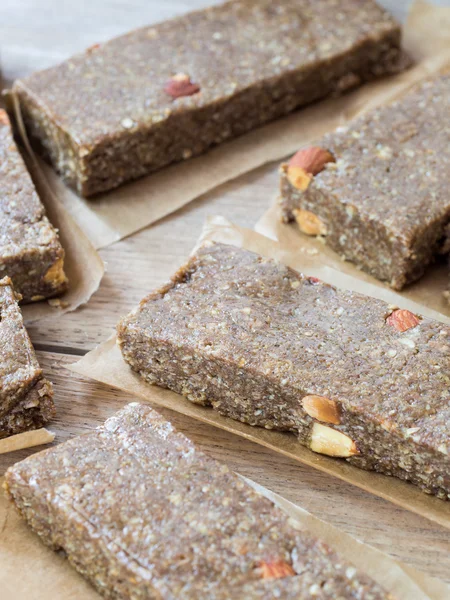 Bars with wholemeal oats — Stock Photo, Image