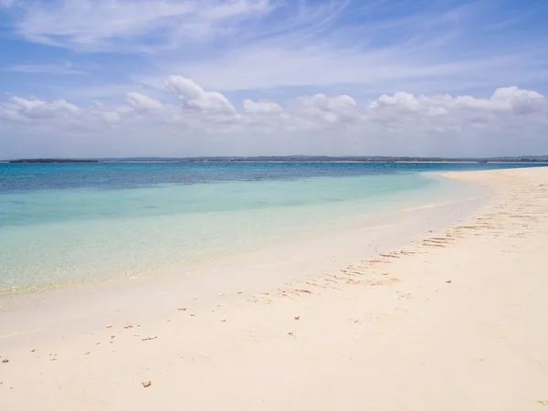 Witte zand van het strand — Stockfoto