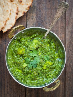 Palak paneer ve paneer tikka masala