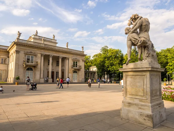 Belangrijkste (zuidelijk) gevel van het paleis van Baden — Stockfoto