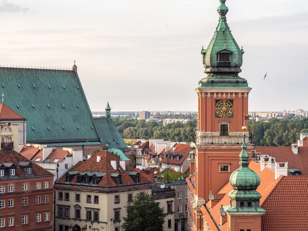 Královský hrad v Varšavské staré město — Stock fotografie