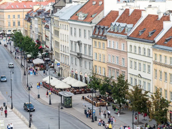 Krakowskie Przedmiescie utcában — Stock Fotó