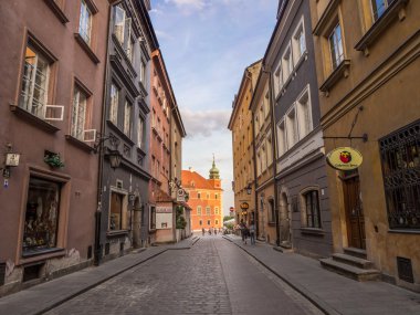Piwna street Varşova eski şehir