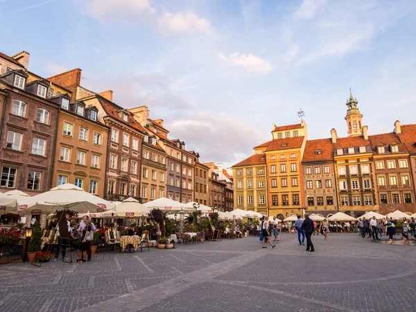 Варшави Ринкова площа старого міста — стокове фото