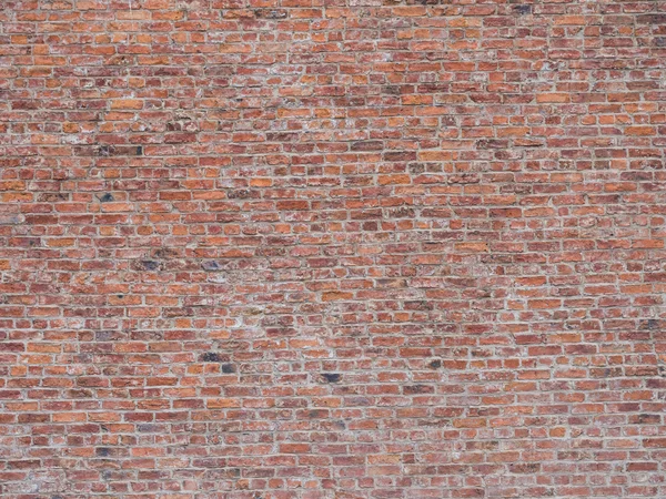 Típica pared de ladrillo rojo — Foto de Stock