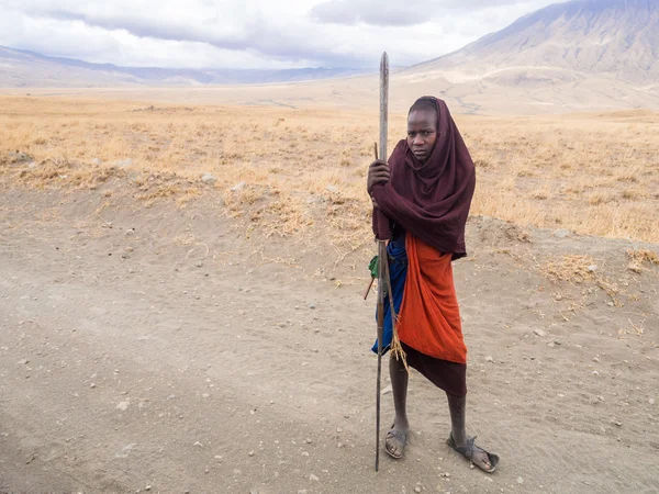 Jeune guerrier Maasai — Photo