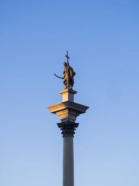 Columna del Rey Segismundo en Varsovia . — Foto de Stock