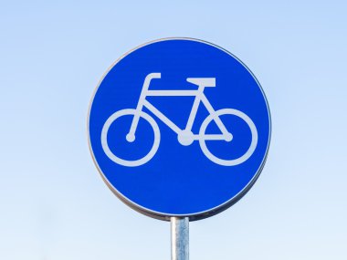 Yol işareti Bisiklet sadece