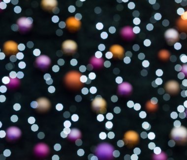 Blurred colorful christmas lights clipart