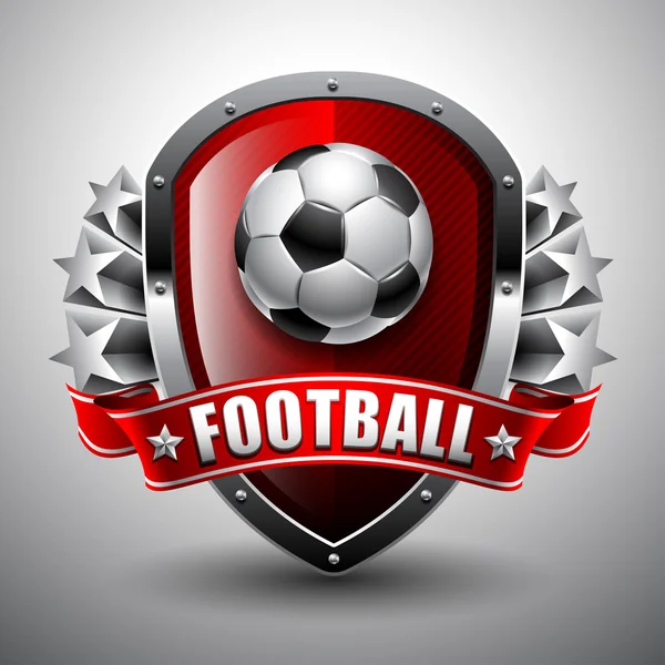 Logo de football — Image vectorielle