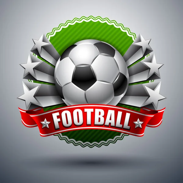 Fußball-Logo Stockillustration