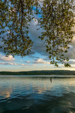 Güzel Constance Gölü 'nde yaz tatili