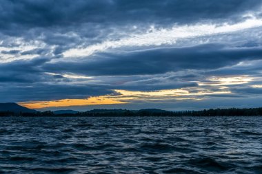 Yazın Constance Gölü 'nde fırtına