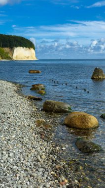 Chalk cliffs Island of Rgen Summer vacation Blue sky