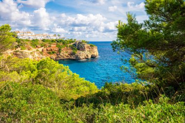 Deniz manzaralı Mallorca İspanya Cala Romantica