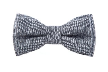 göz alıcı gri beyaz arka plan üzerinde izole papyon