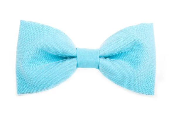 Accessoire noeud papillon bleu pour les personnes respectables sur un whi isolé — Photo