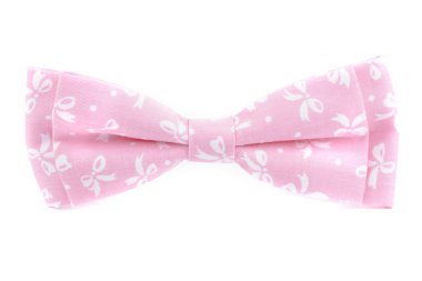 yaz çiçek baskı beyaz arka plan üzerinde izole papyon