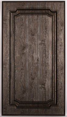 Beyaz arka plan üzerinde izole ahşap dolap kapılar